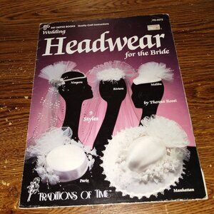 Wedding Headwear for the Bride Trifold Leaflet (Pat Depke Books, PD-5572, 1989)